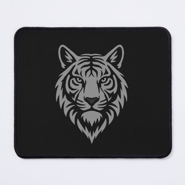 Item preview, Tiger Head – Bold Black and White Tiger Design designed and sold by GigaFactory.