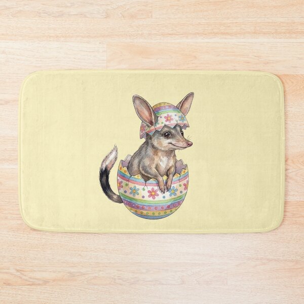 Item preview, Watercolor Easter Bilby in Floral Egg - Australian Wildlife Nursery Art designed and sold by Wennebabs.