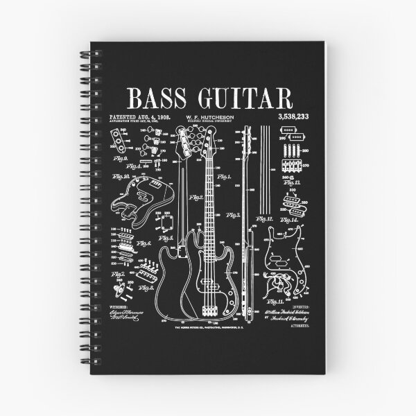 Item preview, Bass Player Bassist Music Instrument Musician Vintage Patent designed and sold by GrandeDuc.