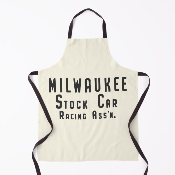 Item preview, Milwaukee Stock Car Racing Association - vintage black print designed and sold by retropetrol.