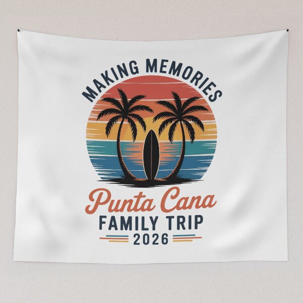 Item preview, Family Punta Cana Vacation Summer Vacation Matching designed and sold by PunkNation-Arts.