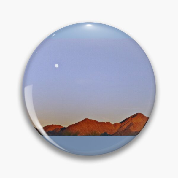 Item preview, Mountains With A Sunset And The Moon designed and sold by PhotogalTravels.
