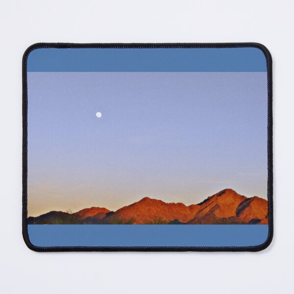 Item preview, Mountains With A Sunset And The Moon designed and sold by PhotogalTravels.