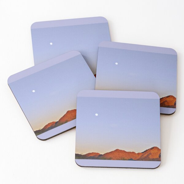 Item preview, Mountains With A Sunset And The Moon designed and sold by PhotogalTravels.