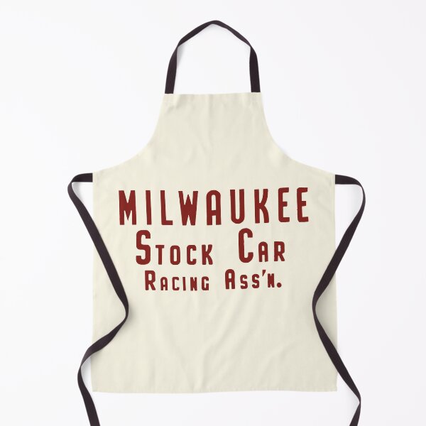 Item preview, Milwaukee Stock Car Racing Association - vintage red print designed and sold by retropetrol.