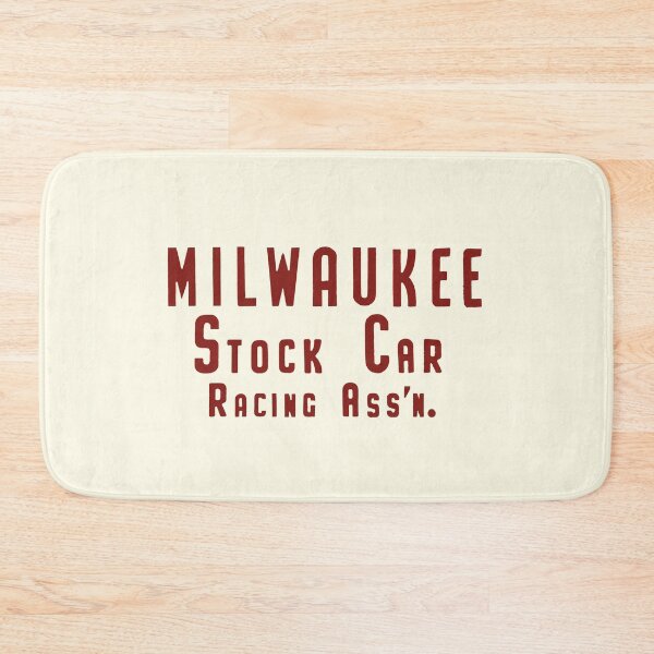 Item preview, Milwaukee Stock Car Racing Association - vintage red print designed and sold by retropetrol.