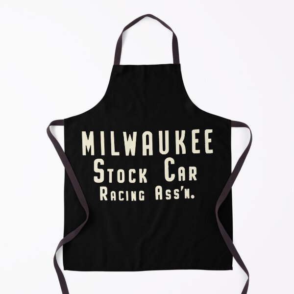 Item preview, Milwaukee Stock Car Racing Association - vintage white print designed and sold by retropetrol.