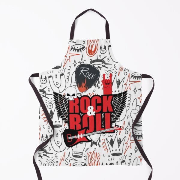 Item preview, Rock & Roll Skull Guitar Design – Bold Red Black Rock Music Graphic. designed and sold by StickAndStyle .