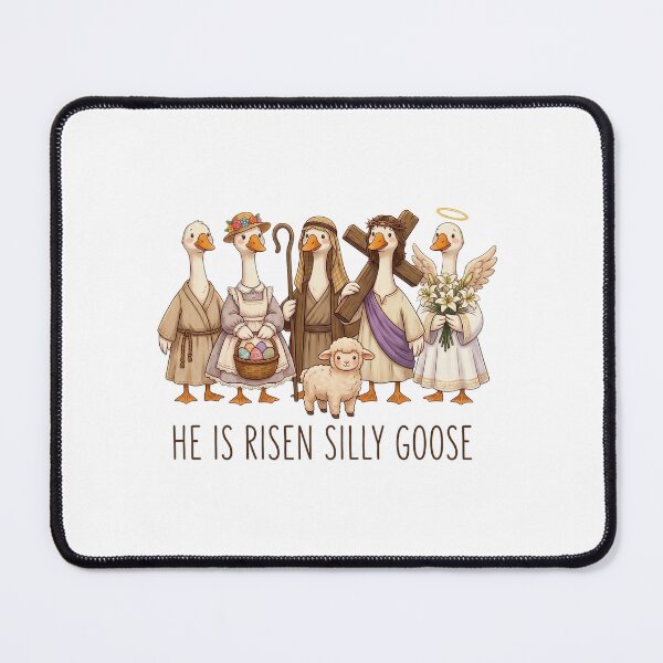 Item preview, He Is Risen Silly Goose - Funny Christian Easter Sublimation Design - Cute Religious Goose Clipart designed and sold by koffmannohe.