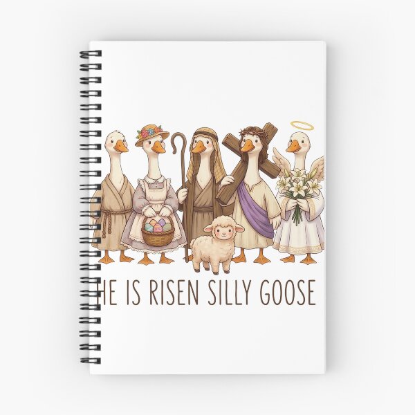 Item preview, He Is Risen Silly Goose - Funny Christian Easter Sublimation Design - Cute Religious Goose Clipart designed and sold by koffmannohe.