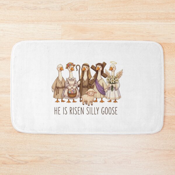 Item preview, He Is Risen Silly Goose - Funny Christian Easter Sublimation Design - Cute Religious Goose Clipart designed and sold by koffmannohe.