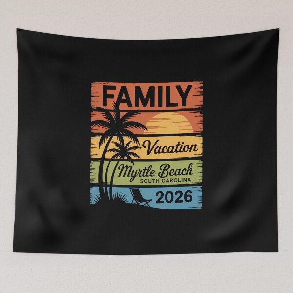 Item preview, Family Vacation Myrtle-Beach Matching Family designed and sold by PunkNation-Arts.