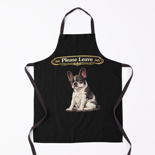Item preview, Please Leave French Bulldog – Funny Anti Social Dog Meme designed and sold by Frenchie Fever.