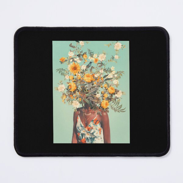 Item preview, Vintage Floral Vase Surreal Portrait Art designed and sold by ugmrbhbm6.