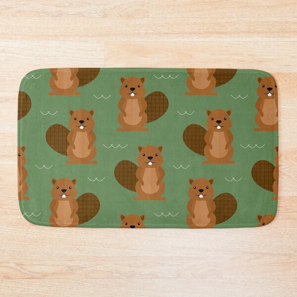 Item preview, Beavers on green designed and sold by reneesillus.