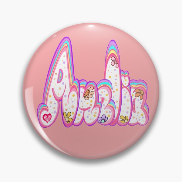 Item preview, Amelia Name Popular Girls and womens Personalized Custom gift in white and floral pastels designed and sold by Artonmytee.