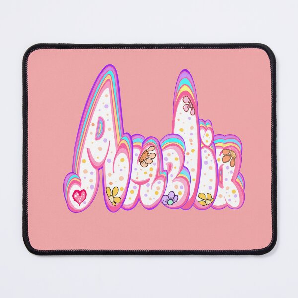 Item preview, Amelia Name Popular Girls and womens Personalized Custom gift in white and floral pastels designed and sold by Artonmytee.