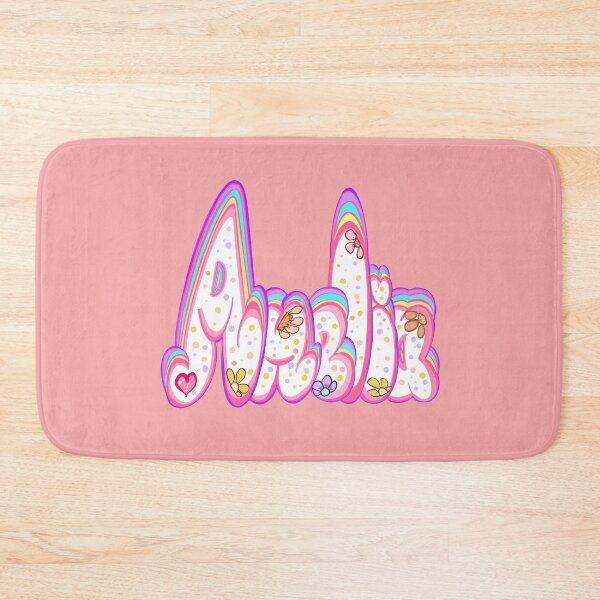 Item preview, Amelia Name Popular Girls and womens Personalized Custom gift in white and floral pastels designed and sold by Artonmytee.