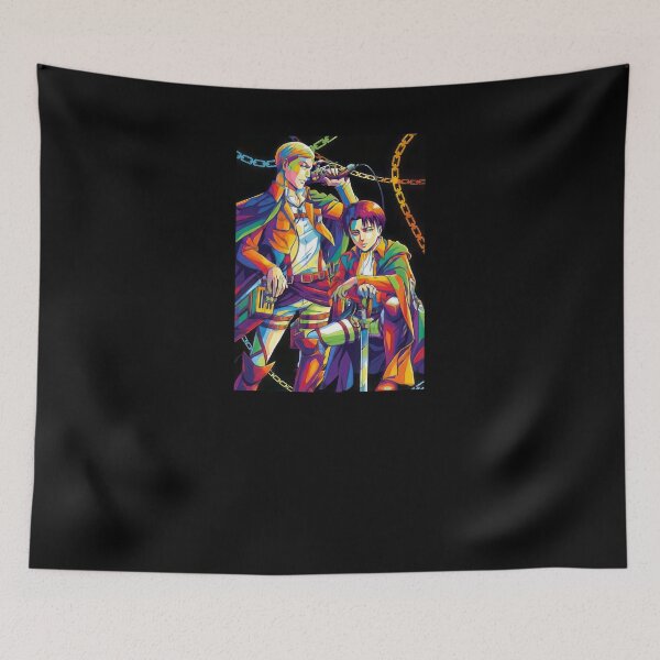 Item preview, Erwin Smith and Levi Ackerman Pop Art designed and sold by sandrahofer-art.