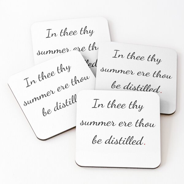 Artikelvorschau, „In dir dein Sommer, ehe du destilliert wirst“ – Handschrift schwarz entworfen und verkauft von ariksworld.