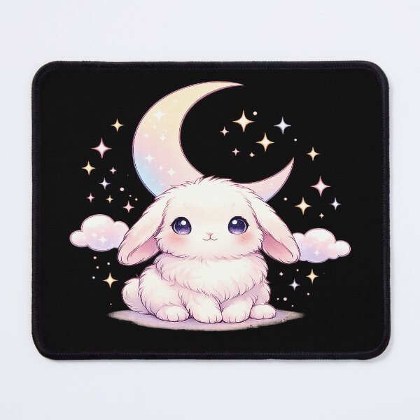 Item preview, Easter Bunny Under Pastel Moon designed and sold by SasmitaStudioCo.