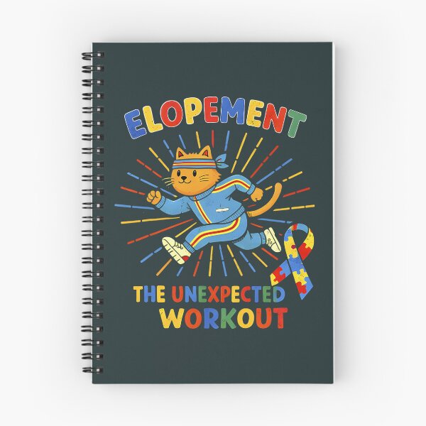 Item preview, Elopement The Unexpected Workout Autism Awareness Neurodiversity designed and sold by DeJuasLincoln.