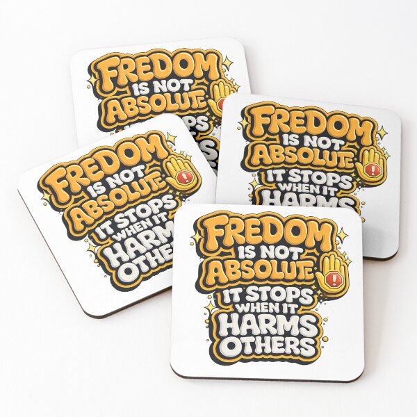 Item preview, Freedom Is Not Absolute – Ethical Freedom Quote Design designed and sold by jerskie_12tribes.