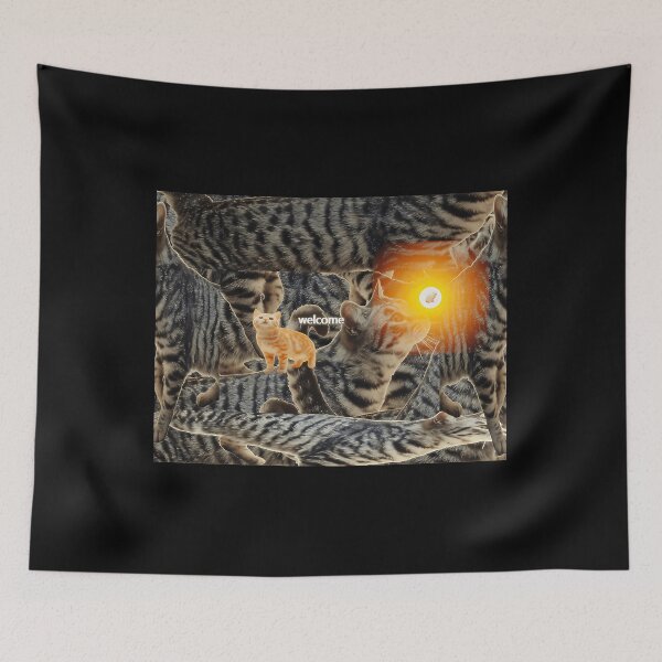 Item preview, Weirdcore Kitties Dreamcore Space Art designed and sold by ugmrbhbm6.