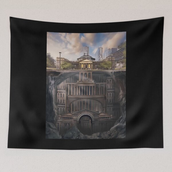 Item preview, Historical State Library Dark Academia Art designed and sold by ugmrbhbm6.