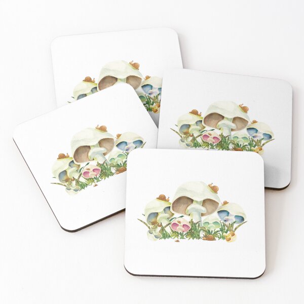 Item preview, Mushrooms and Garden Snails designed and sold by Karin Taylor.
