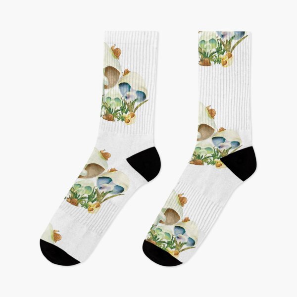 Item preview, Mushrooms and Garden Snails designed and sold by Karin Taylor.