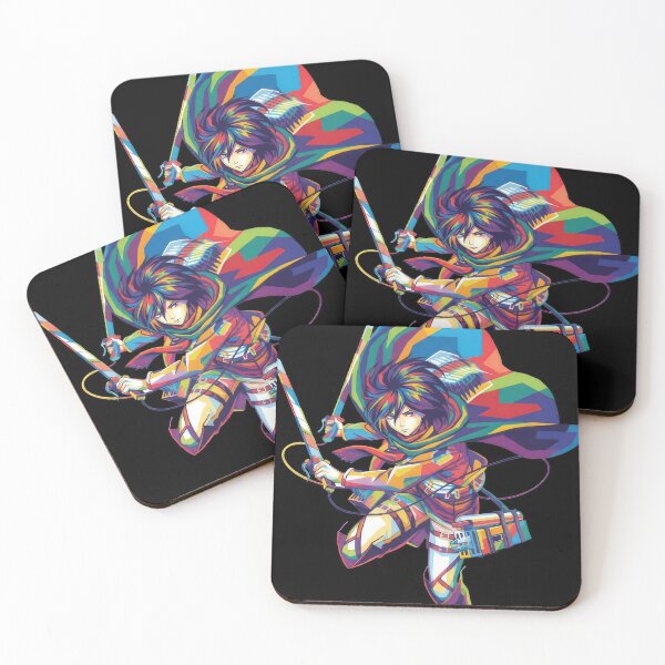 Item preview, Mikasa Ackerman Pop Art designed and sold by sandrahofer-art.