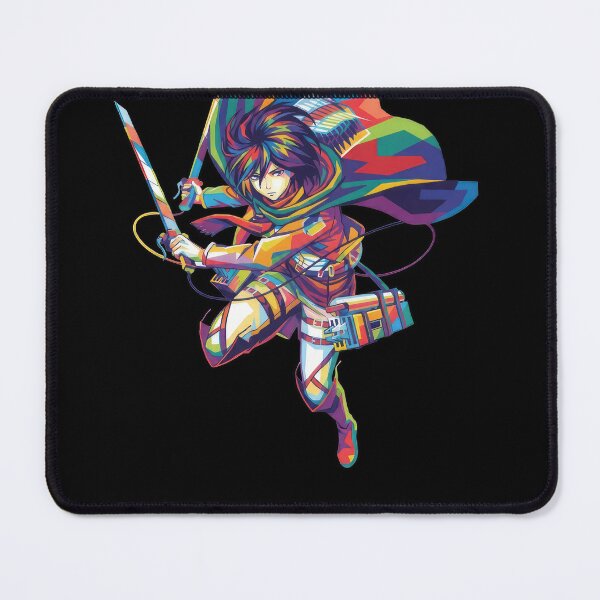 Item preview, Mikasa Ackerman Pop Art designed and sold by sandrahofer-art.