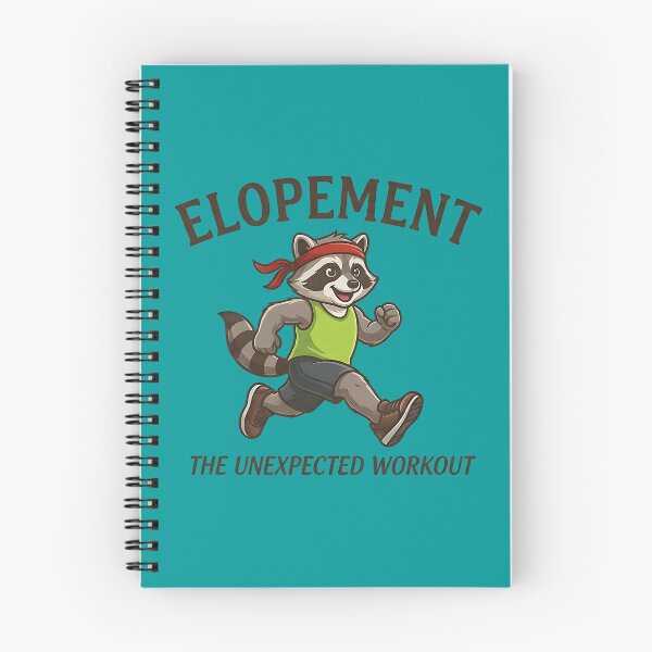 Item preview, Elopement The Unexpected Workout Autism Awareness Raccoon Humor designed and sold by DeJuasLincoln.