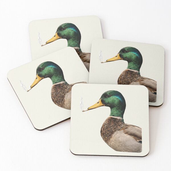 Item preview, Mallard Smoking Cigarette Meme Funny Mallard Duck Hunting, Mallard Meme designed and sold by Vonravenn.