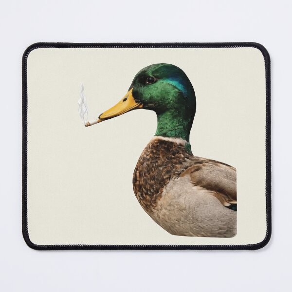 Item preview, Mallard Smoking Cigarette Meme Funny Mallard Duck Hunting, Mallard Meme designed and sold by Vonravenn.