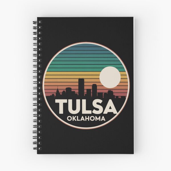 Item preview, Tulsa Oklahoma: Retro Sunset Skyline designed and sold by CircinusStore.