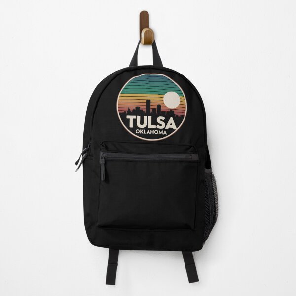 Item preview, Tulsa Oklahoma: Retro Sunset Skyline designed and sold by CircinusStore.