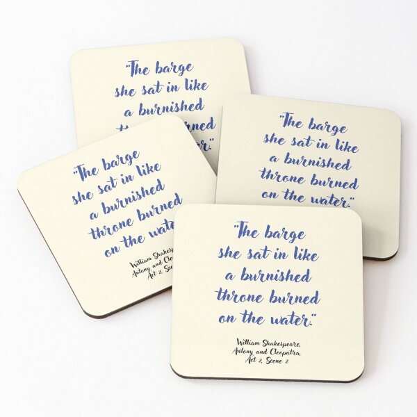 Item preview, Cool Shakespeare Quote from Antony and Cleopatra designed and sold by CharlottePlaceArt.