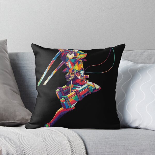 Item preview, Mikasa Ackerman Wpap Pop Art designed and sold by sandrahofer-art.