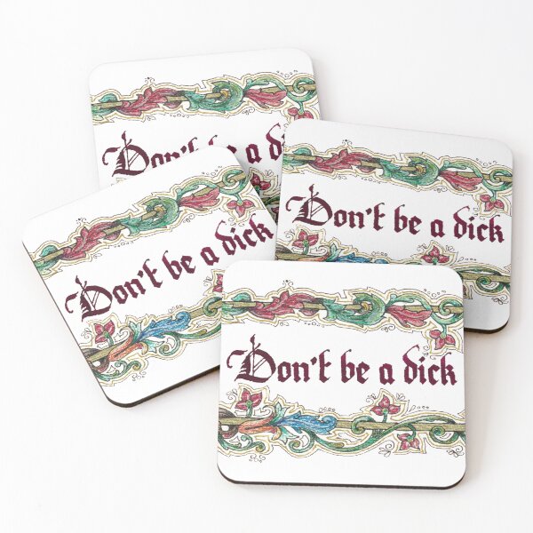 Item preview, Don't Be A Dick designed and sold by WelshPixie.