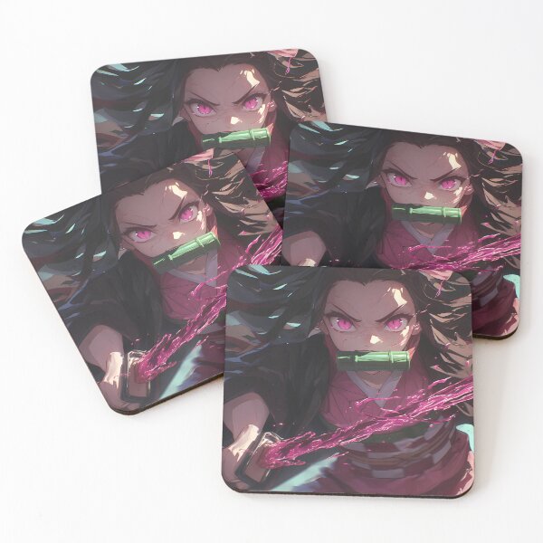 Item preview, Nezuko Kamado Demon Slayer Pink Gaze Unbreakable Spirit designed and sold by riadjamai.