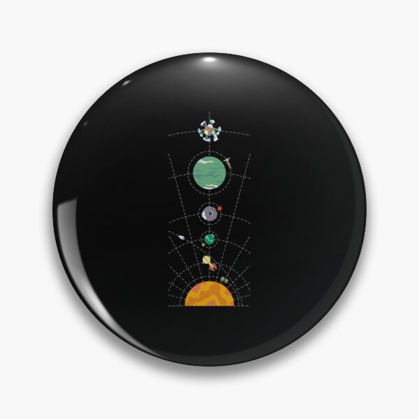 Item preview,  Outer Wilds Hearthian System Map designed and sold by Grumpy  Greenie.