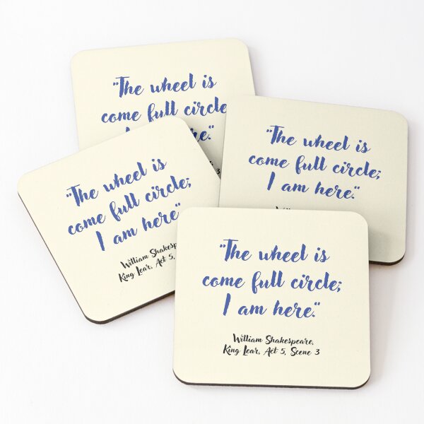 Item preview, Lit Shakespeare Quote from King Lear designed and sold by CharlottePlaceArt.