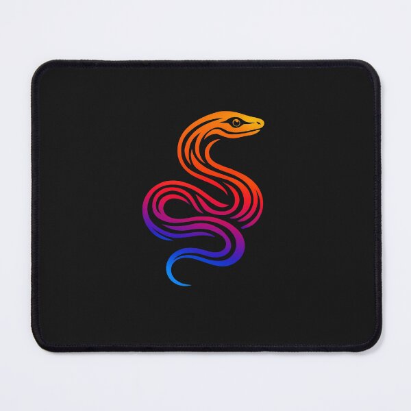 Item preview, Colorful Snake – Neon Gradient Serpent Design designed and sold by GigaFactory.