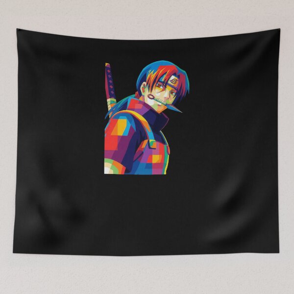 Item preview, Itachi Uchiha Pop Art designed and sold by sandrahofer-art.