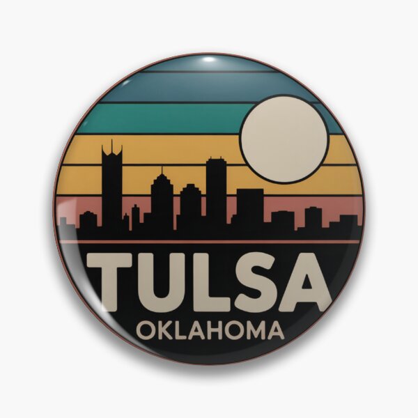 Item preview, Tulsa Oklahoma: Sunset Skyline designed and sold by CircinusStore.
