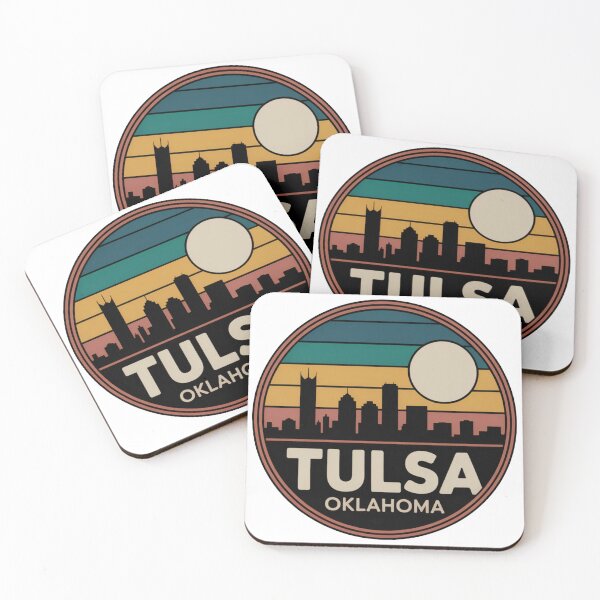 Item preview, Tulsa Oklahoma: Sunset Skyline designed and sold by CircinusStore.