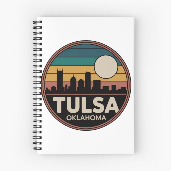 Item preview, Tulsa Oklahoma: Sunset Skyline designed and sold by CircinusStore.