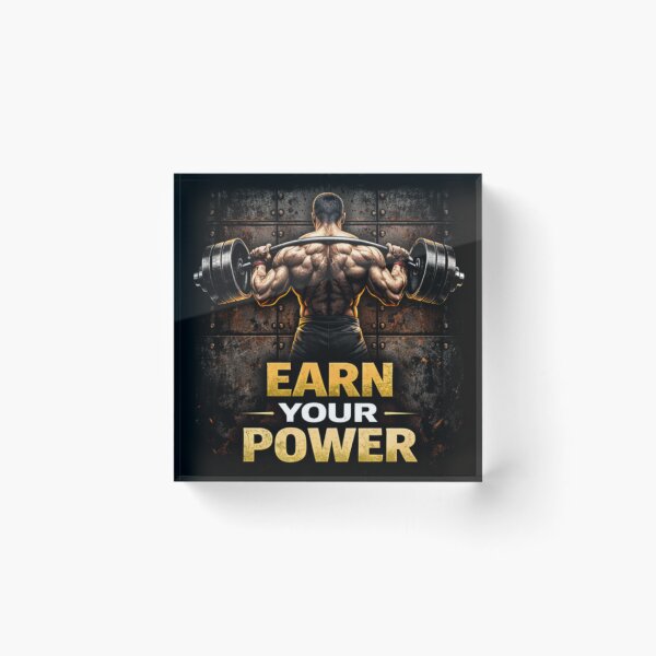 Item preview, EARN YOUR POWER designed and sold by SilentRep.